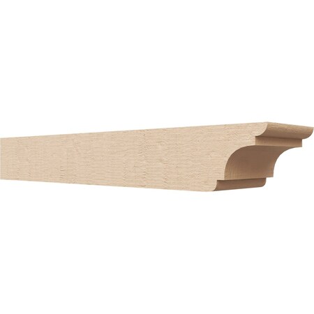 Ekena Millwork 6in. W x 4in. H x 28in. L New Brighton Woodgrain TimberThane Rafter Tail, Primed Tan RFTUR06X04X28NEBRCPR